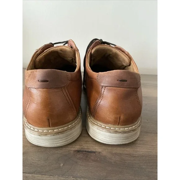 Florsheim Norwalk Plain-Toe Oxfords, Size 12M Cognac‎